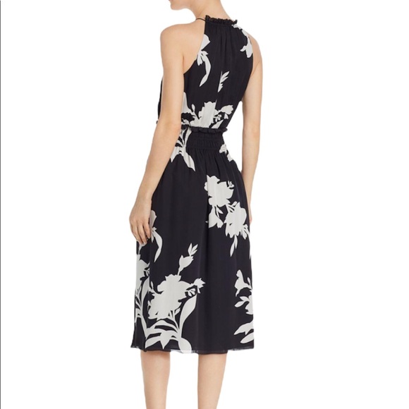 Joie 100% Silk Jerelle Floral Midi Dress size M - Picture 4 of 14